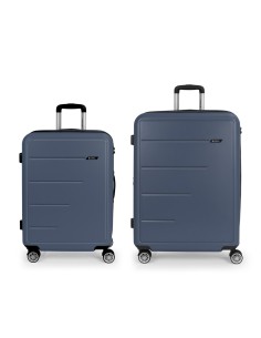 Set 2 Maletas M-L Gabol Future Plus Azul Marino Juego de ...