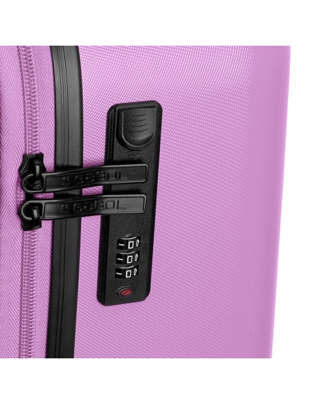 Maleta Trolley Cabina 2R Gabol Future Plus Rosa Maletas C...