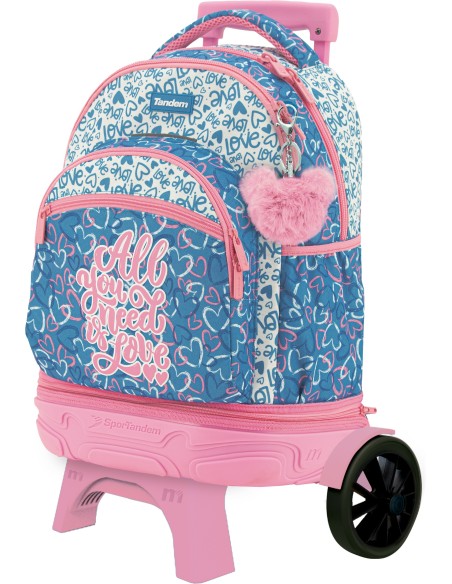 Mochila Carro Fijo Compact Desmontable Ruedas Grandes Tandem Love |... Mochila Carro Fijo Compact Desmontable Ruedas Grandes Tandem Love |...