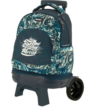 Mochila Carro Fijo Compact Desmontable Ruedas Grandes Tandem Stop |...