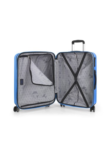 Maleta Trolley Mediana Gabol Future Plus Celeste Maletas ...