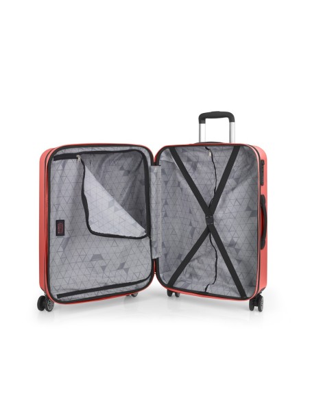Maleta Trolley Mediana Gabol Future Plus Coral Maletas Me...