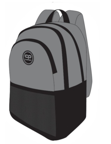 Mochila Escolar Zoom Grey Black Coolpack | Comprar Mochila Escolar ...