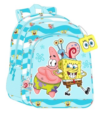 MOCHILA JUNIOR ADAPT.CARRO BOB ESPONJA "STAY POSITIVE" | Comprar MO...