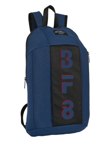 MINI MOCHILA CREMALLERA VERTICAL RECICL. BLACKFIT8 "URBAN" | Compra...