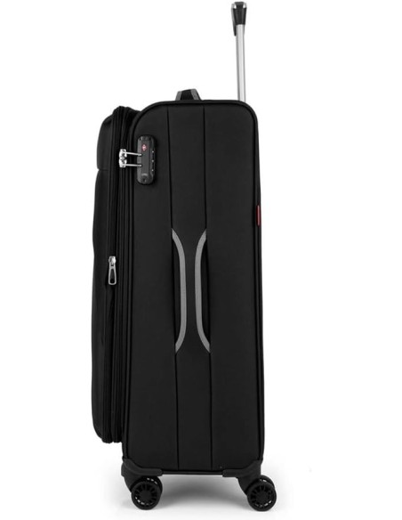 Maleta Trolley Mediana Gabol Zambia Negro Maletas Mediana...