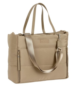 BOLSO CON BOLSILLO PARA PORTATIL 14,1'' MOOS CAPSULA ACOLCHADO "CAM...