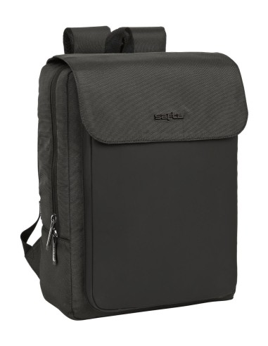 MOCHILA CON SOLAPA PORTATIL 13,3''+USB SAFTA BUSINESS "GREY" | Comp...