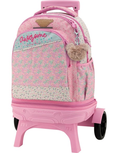 Mochila Carro Fijo Compact Desmontable Ruedas Grandes Privata Prett...