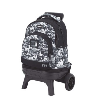 Mochila Carro Fijo Compact Desmontable Ruedas Grandes Tandem Graffo...