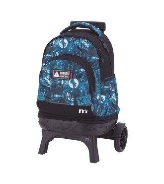 Mochila Carro Fijo Compact Desmontable Ruedas Grandes Tandem Danger...