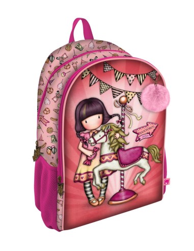 MOCHILA 2 CREMALLERAS GORJUSS FAIRGROUND "CAROUSEL" | Comprar MOCHI...