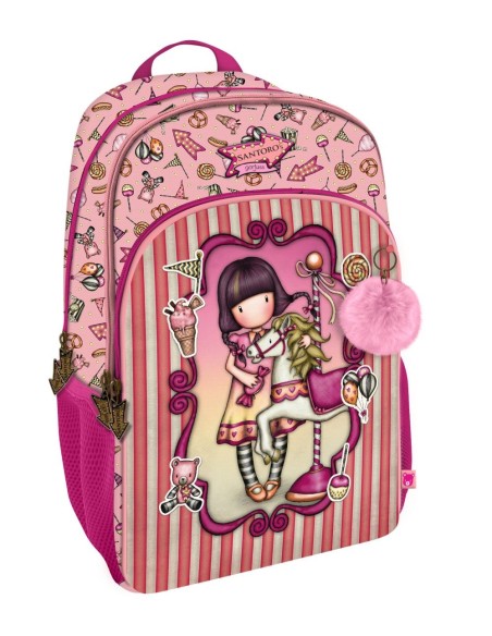 MOCHILA 3 CREMALLERAS GORJUSS FAIRGROUND "CAROUSEL" | Comprar MOCHI... MOCHILA 3 CREMALLERAS GORJUSS FAIRGROUND "CAROUSEL" | Comprar MOCHI...