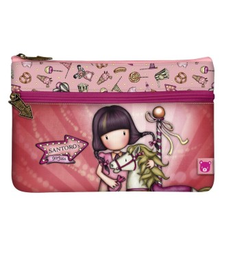 PORTATODO PLANO CON BOLSILLO GORJUSS FAIRGROUND "CAROUSEL" | Compra...