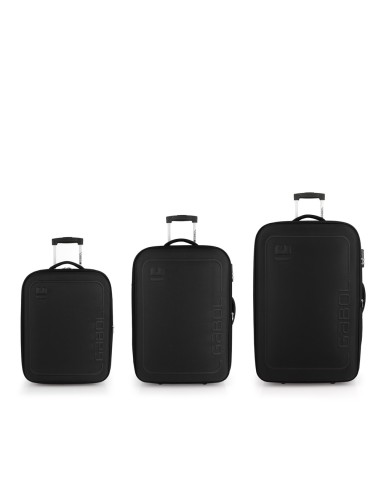 Set 3 Maletas C22-M-L Gabol Orbit Negro Juego de Maletas ...