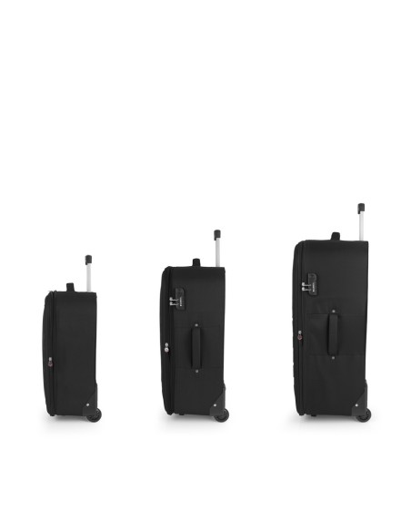 Set 3 Maletas C22-M-L Gabol Orbit Negro Juego de Maletas ...