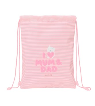 SACO PLANO JUNIOR FACIL LIMPIEZA SAFTA PREESCOLAR "LOVE" | Comprar ...