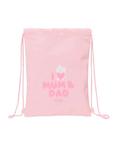 SACO PLANO JUNIOR FACIL LIMPIEZA SAFTA PREESCOLAR "LOVE" | Comprar ...