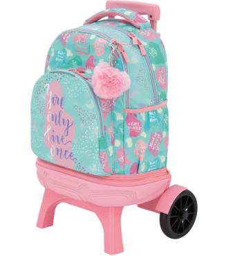 Mochila Carro Fijo Compact Desmontable Ruedas Grandes Tandem Colors...