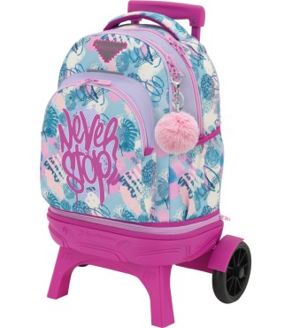 Mochila Carro Fijo Compact Desmontable Ruedas Grandes Privata Never...