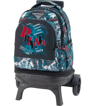 Mochila Carro Fijo Compact Desmontable Ruedas Grandes Privata Brook...