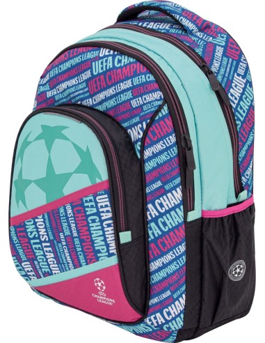 Mochila Doble Cuerpo 39,5/AC Escolar Champions League Vibrant | Com...