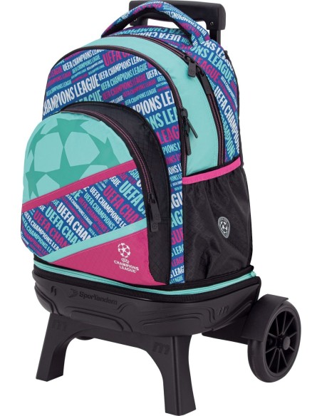 Mochila Carro Fijo Compact Desmontable Ruedas Grandes Champions Lea... Mochila Carro Fijo Compact Desmontable Ruedas Grandes Champions Lea...