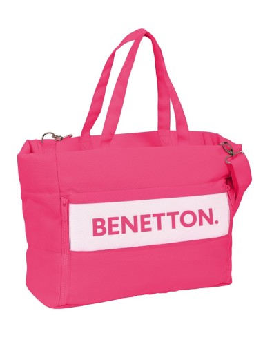 BOLSO CON BOLSILLO PARA PORTATIL 14,1'' BENETTON "RASPBERRY" | Comp...