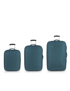 Set 3 Maletas C22-M-L Gabol Orbit Turquesa Juego de Malet...