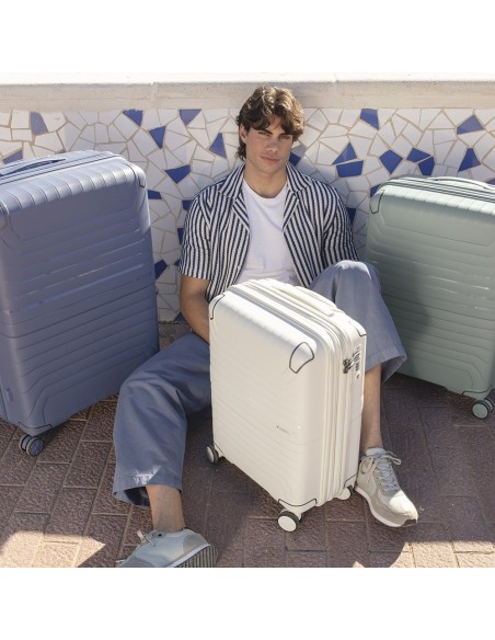 Maleta Trolley Cabina Gabol Crosby Blanco Maletas Cabina ...