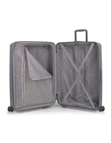 Maleta Trolley Grande Gabol Crosby Gris Maletas Grandes |...