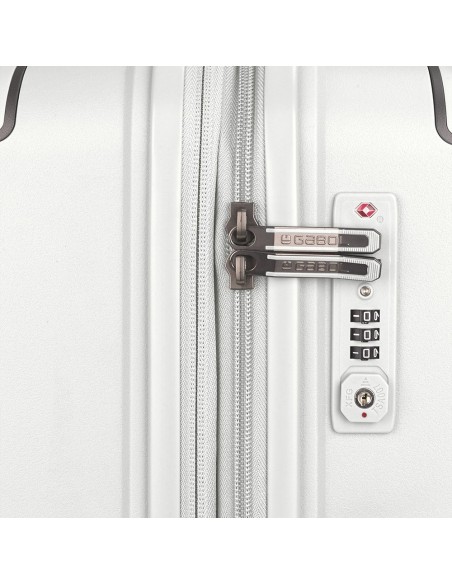 Maleta Trolley Grande Gabol Crosby Blanco Maletas Grandes...