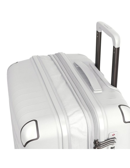 Maleta Trolley Grande Gabol Crosby Blanco Maletas Grandes...