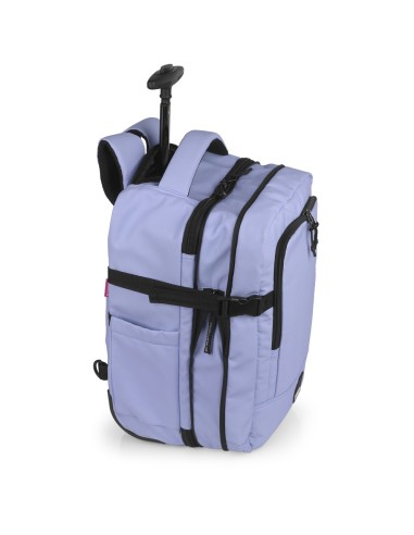 Mochila C/Ruedas XS Gabol Vancouver Lila Mochilas de Viaj...