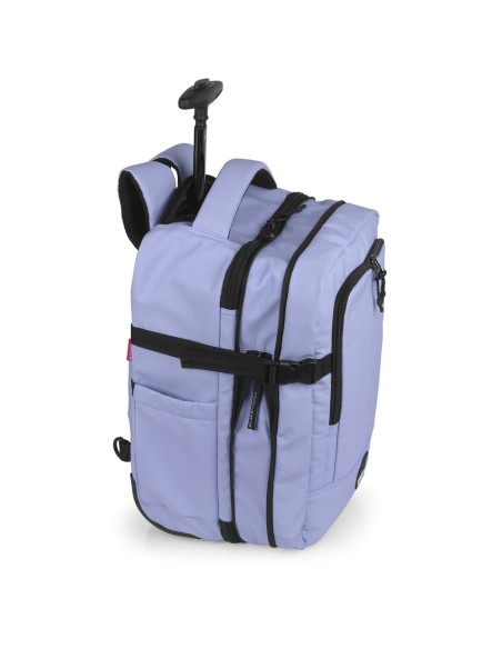 Mochila C/Ruedas XS Gabol Vancouver Lila Mochilas de Viaj...