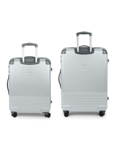 Set 2 Maletas M-L Gabol Balance Xp Plata | Comprar Set 2 Maletas M-...