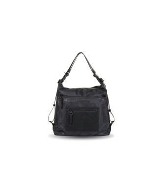Bolso Mochila De Mujer Devota & Lomba Strip Negro | Comprar Bolso M...