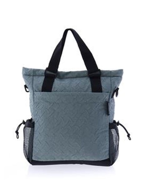 Bolso Doble Asa Corta Convertible En Mochila Vogart Origami Verde |... Bolso Doble Asa Corta Convertible En Mochila Vogart Origami Verde |...