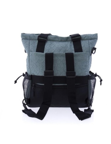 Bolso Doble Asa Corta Convertible En Mochila Vogart Origami Verde |...