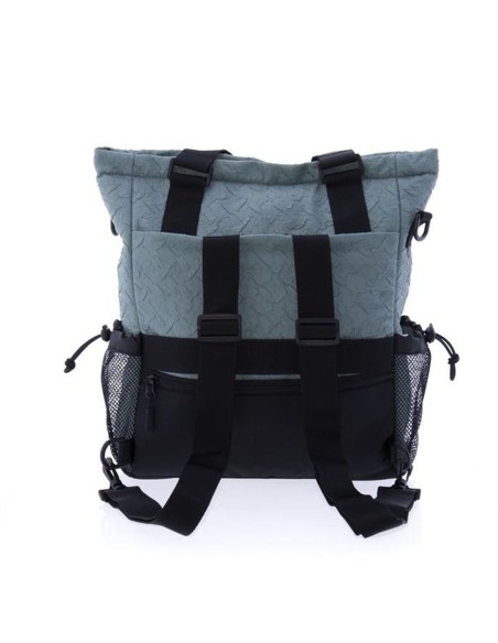 Bolso Doble Asa Corta Convertible En Mochila Vogart Origami Verde |... Bolso Doble Asa Corta Convertible En Mochila Vogart Origami Verde |...