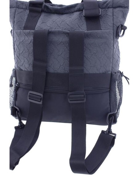 Bolso Doble Asa Corta Convertible En Mochila Vogart Origami Gris | ... Bolso Doble Asa Corta Convertible En Mochila Vogart Origami Gris | ...