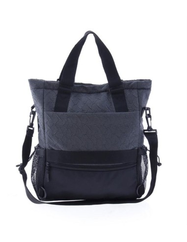 Bolso Doble Asa Corta Convertible En Mochila Vogart Origami Gris | ...