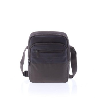 Bolso bandolera S C/Compartiemento Extra Hombre Class Vogart Marrón...