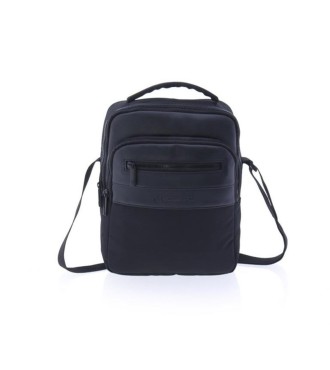 Bolso bandolera M Doble Compartimento Hombre Class Vogart Negro | C...