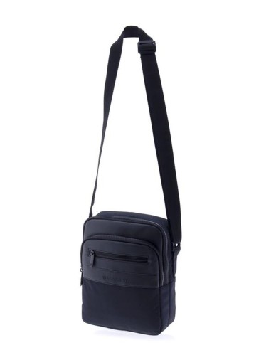Bolso bandolera S C/Compartiemento Extra Hombre Class Vogart Negro
