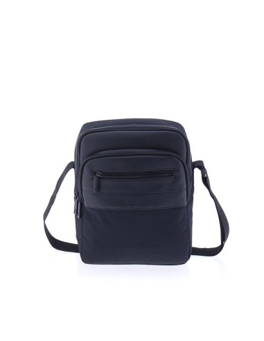 Bolso bandolera S C/Compartiemento Extra Hombre Class Vogart Negro