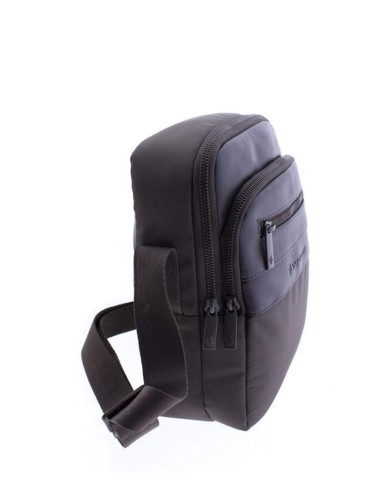 Bolso bandolera S C/Compartiemento Extra Hombre Class Vogart Marrón...