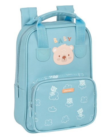 MOCHILA INFANTIL CON ASAS FACIL LIMPIEZA SAFTA PREESCOLAR "BABY BEA...