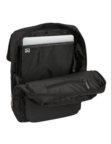 MOCHILA CON SOLAPA PORTATIL 13,3''+USB SAFTA BUSINESS "BLACK" | Com...