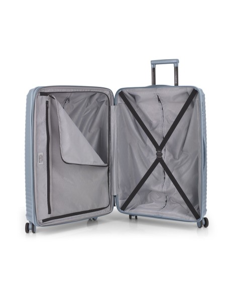 Maleta Trolley Grande Gabol Bridge Azul Claro Maletas Gra...
